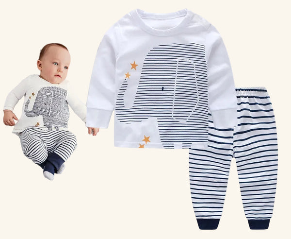 Babies Elephant Clothing Set